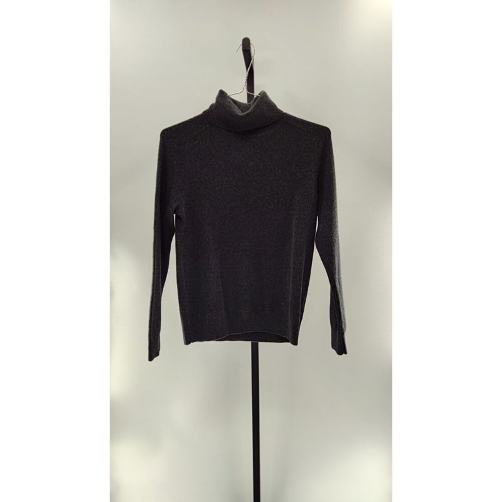 Quince Women Mongolian Cashmere Turtleneck Sweater Gray M